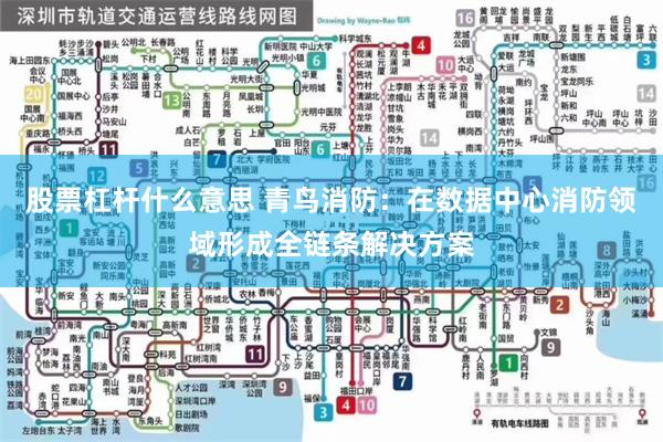 股票杠杆什么意思 青鸟消防：在数据中心消防领域形成全链条解决方案