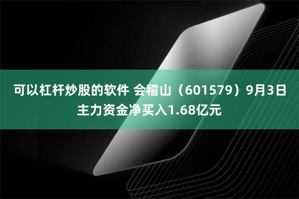 可以杠杆炒股的软件 会稽山（601579）9月3日主力资金净买入1.68亿元