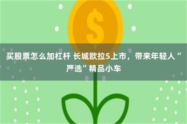 买股票怎么加杠杆 长城欧拉5上市，带来年轻人“严选”精品小车