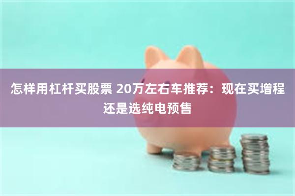 怎样用杠杆买股票 20万左右车推荐：现在买增程还是选纯电预售