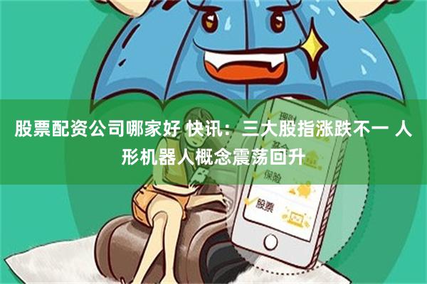 股票配资公司哪家好 快讯：三大股指涨跌不一 人形机器人概念震荡回升