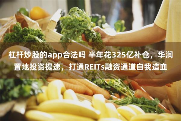 杠杆炒股的app合法吗 半年花325亿补仓，华润置地投资提速，打通REITs融资通道自我造血
