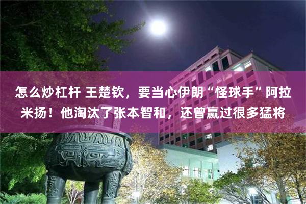 怎么炒杠杆 王楚钦，要当心伊朗“怪球手”阿拉米扬！他淘汰了张本智和，还曾赢过很多猛将
