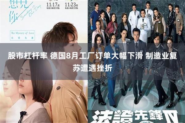 股市杠杆率 德国8月工厂订单大幅下滑 制造业复苏遭遇挫折